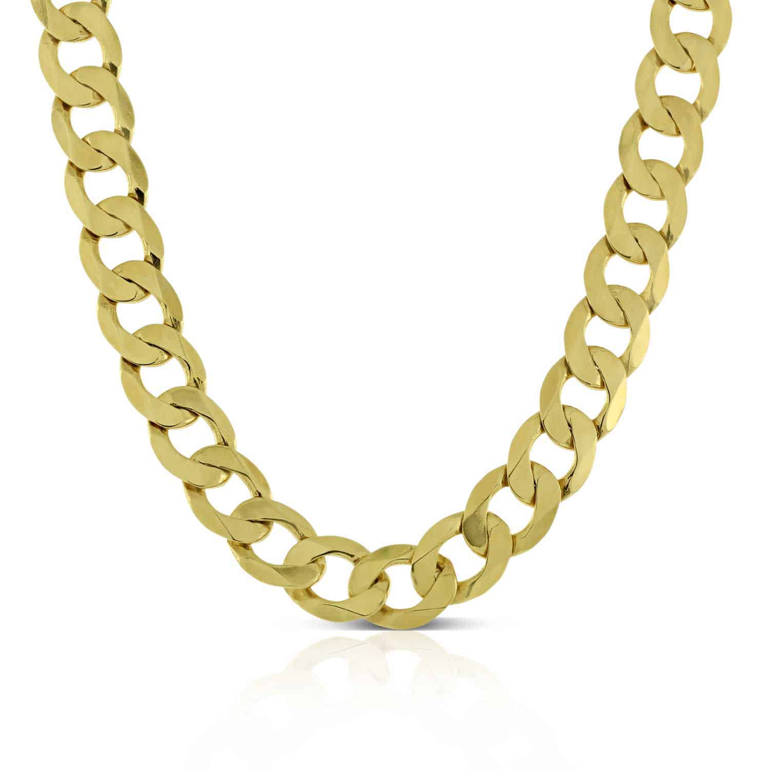 MEN'S CHAIN - CURB LINK (martillada)