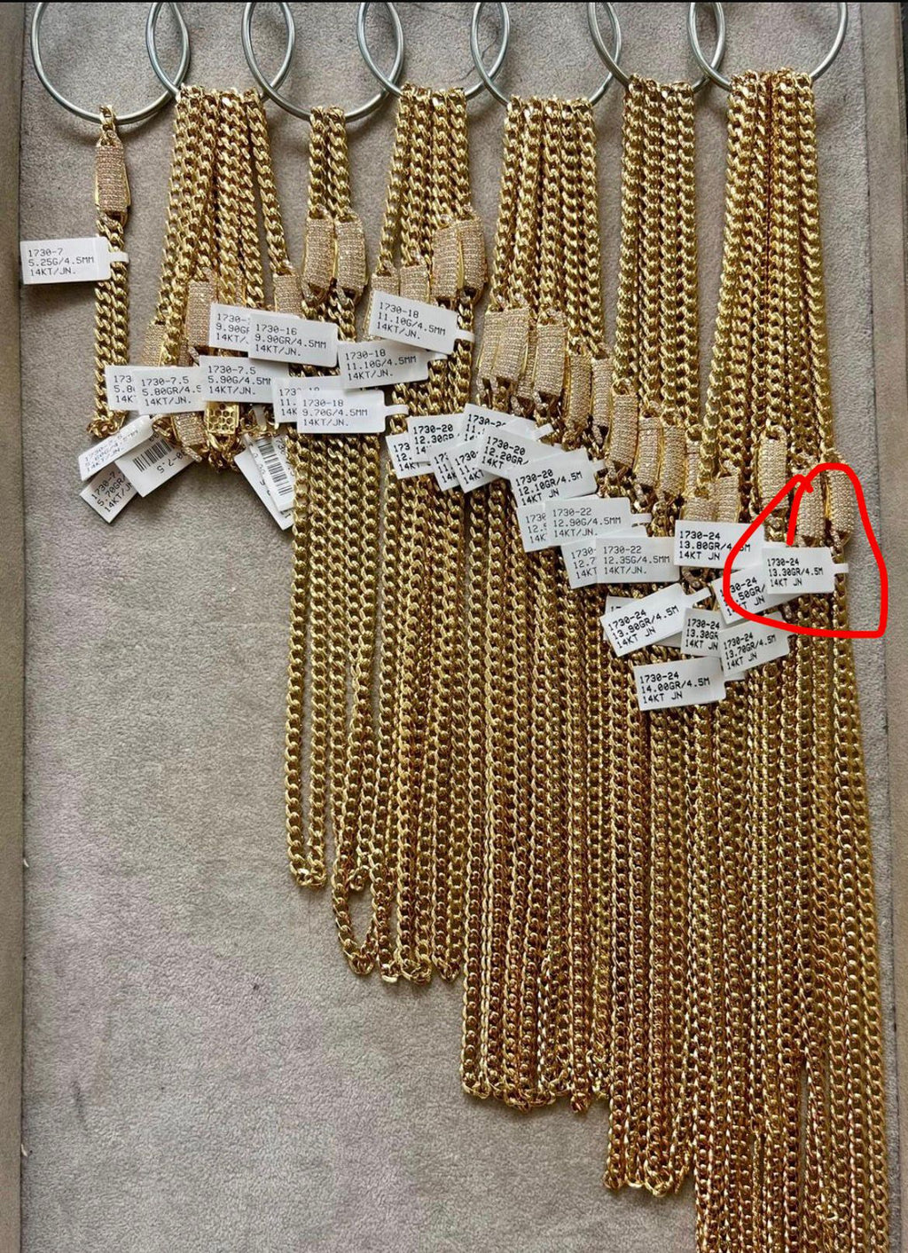 Set gold 10k and 14k