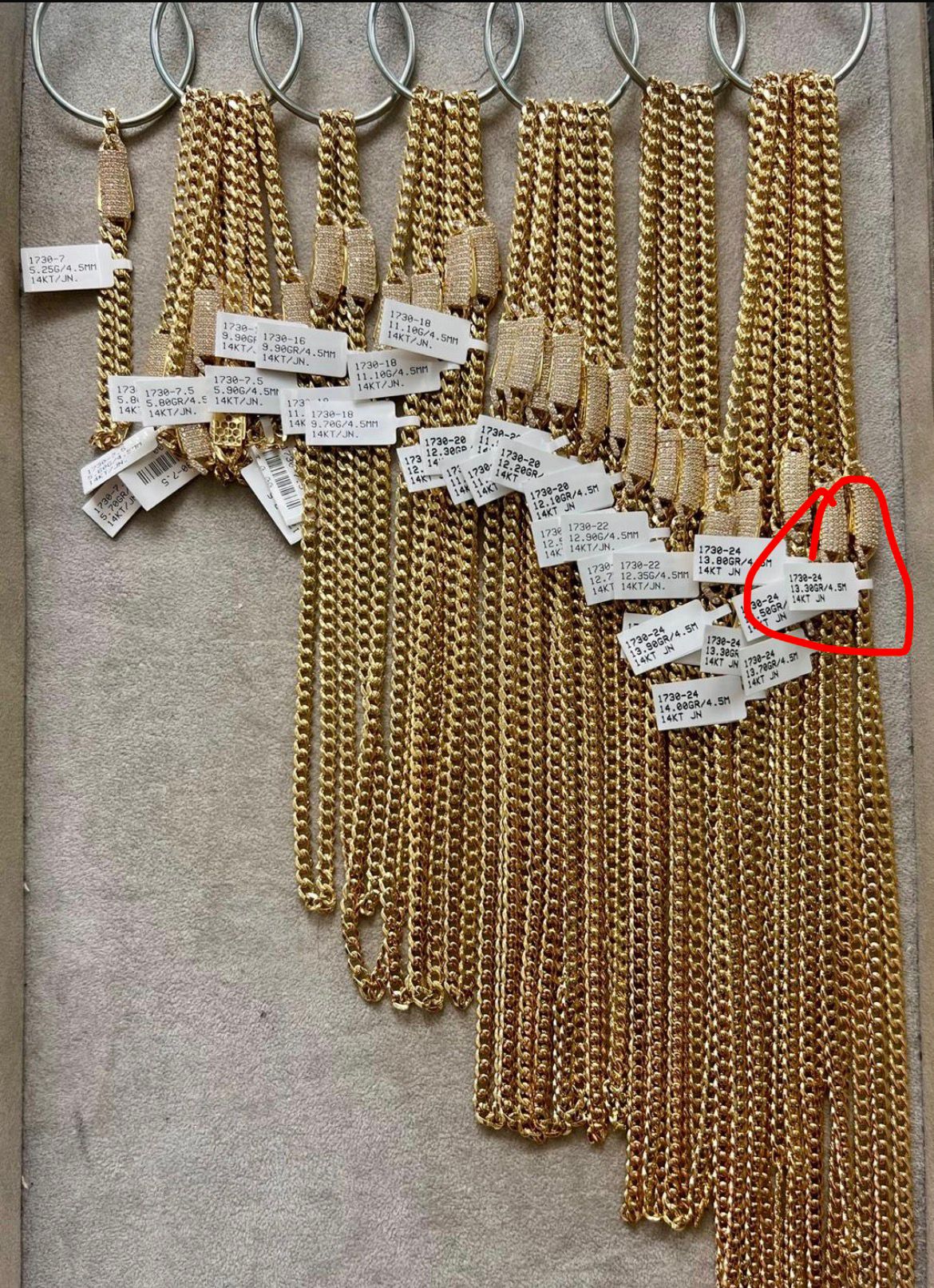 Set gold 10k and 14k