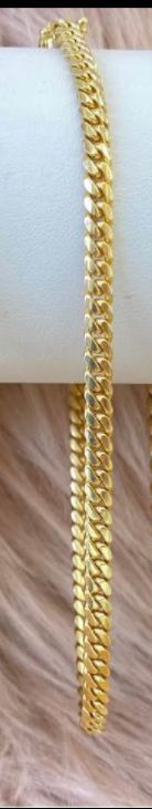 Tobillera oro 10k 5mm 10inch