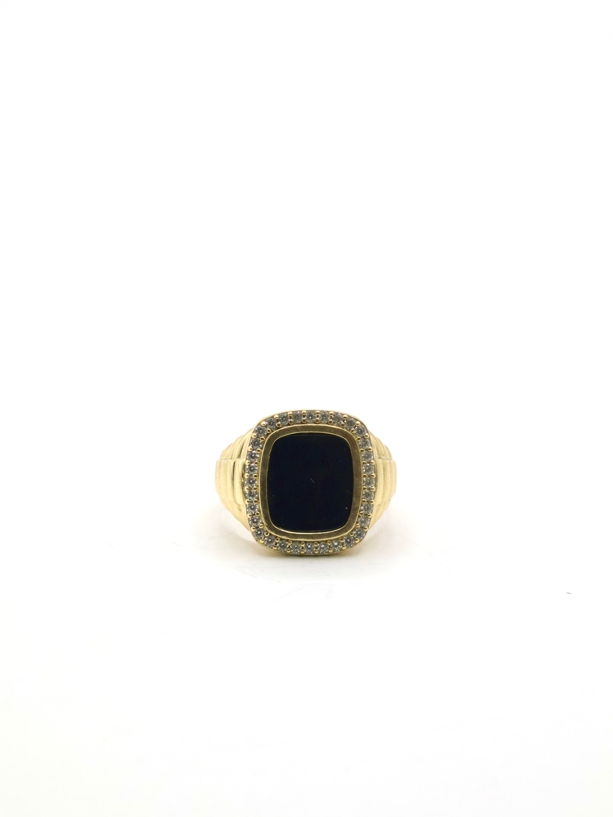 Anillo Pierda Negra - 10K