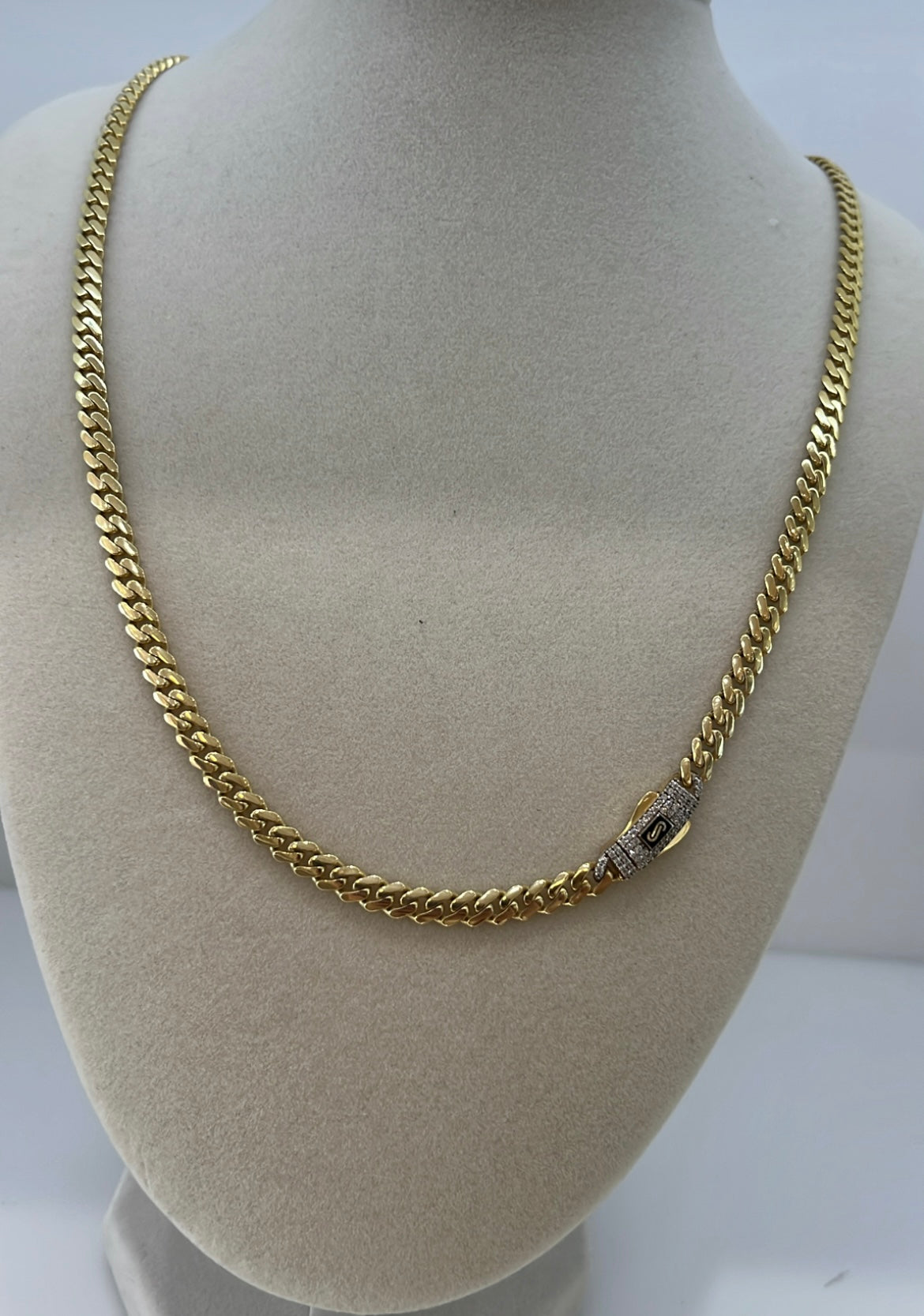 CHAIN MONACO GOLD 10K