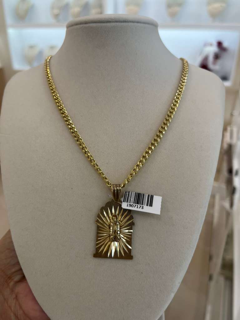 CHAIN AND PENDANT GOLD 10K
