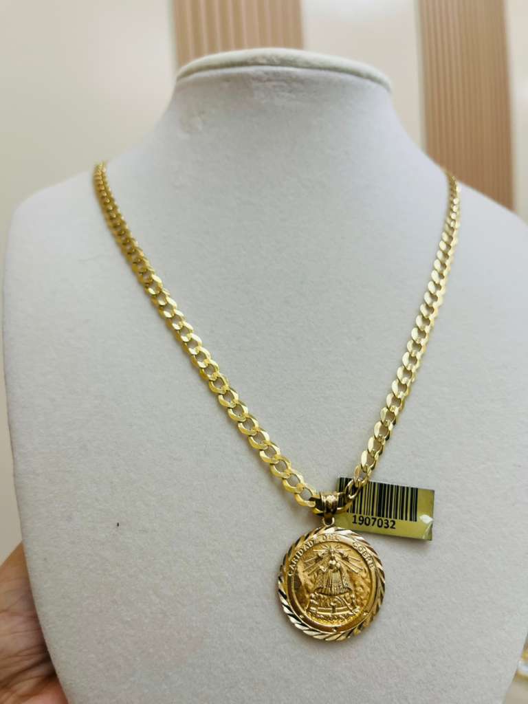 chaind and pendant gold 14k