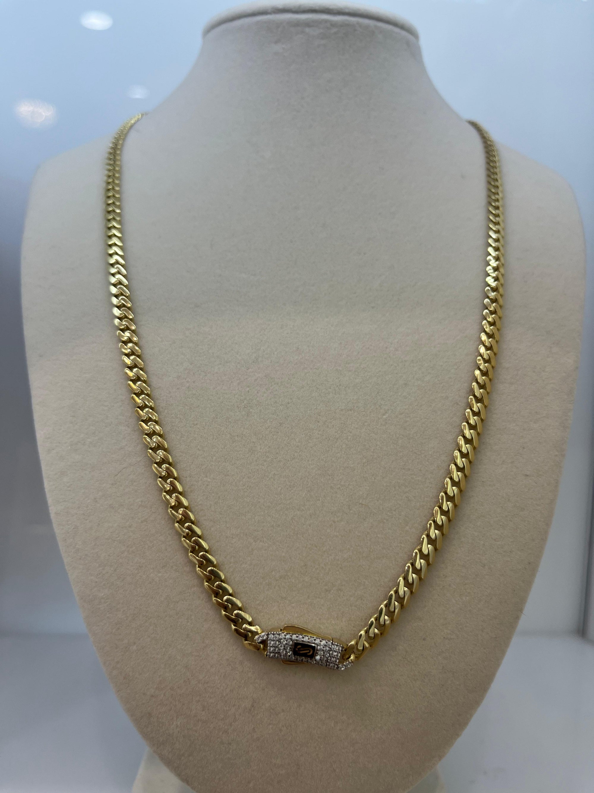 Chain monaco gold 10k
