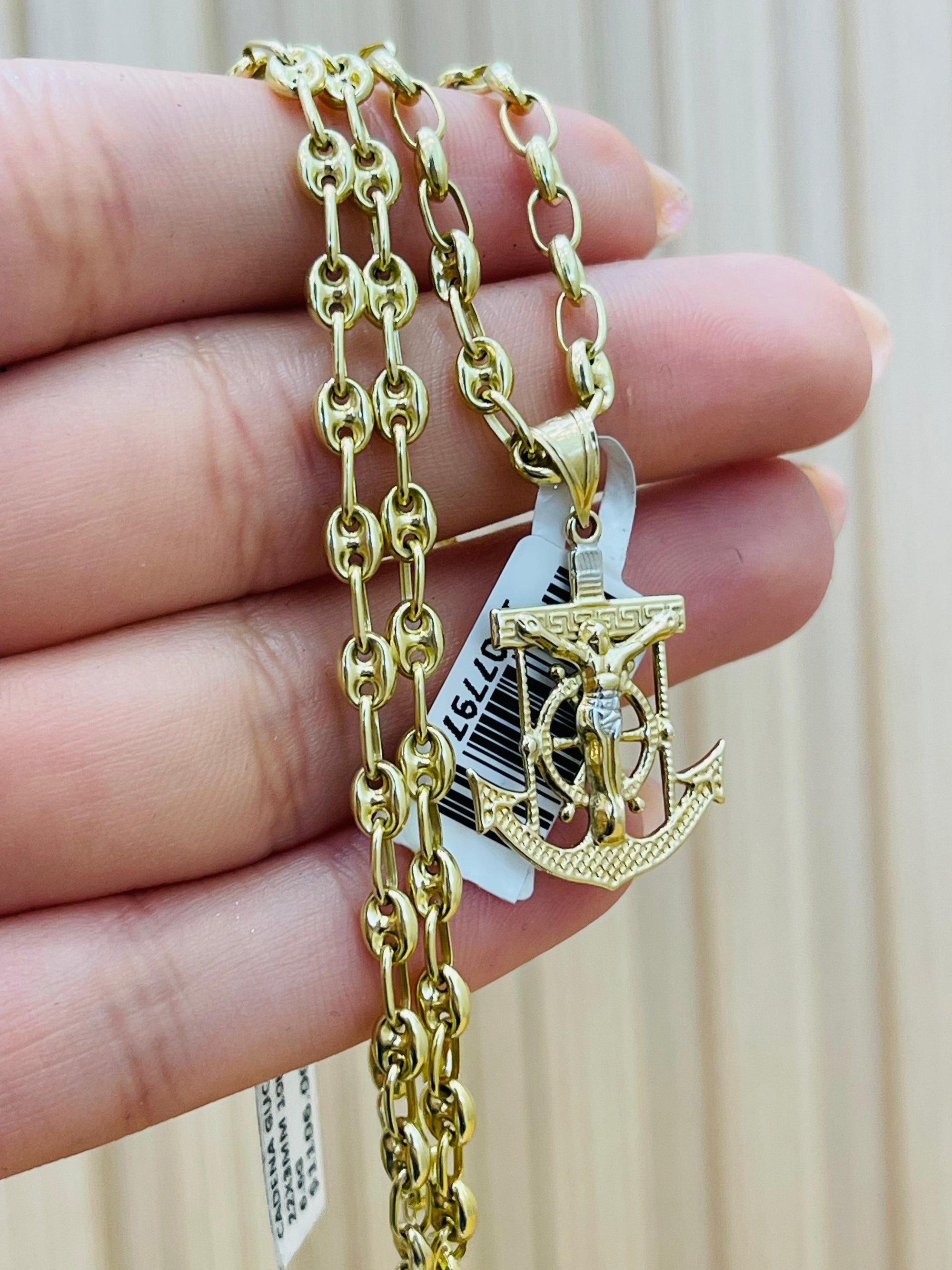 CHAIN AND PENDANT GOLD 10K